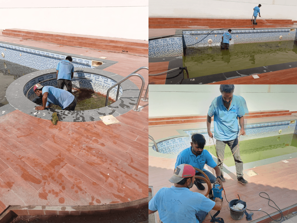 High-quality pool cleaning services by Blue Lagoon Pool
